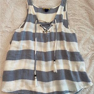 Women’s Stripes Tank Top with Tassels